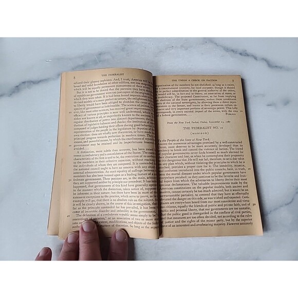 Selections From The Federalist Edited By Henry S. Commager Paperback - Picture 7 of 10